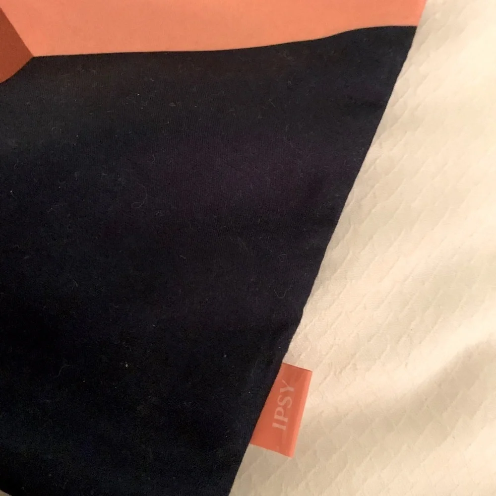Ipsy Colorblock Drawstring Glam Cosmetic Pouch Bag